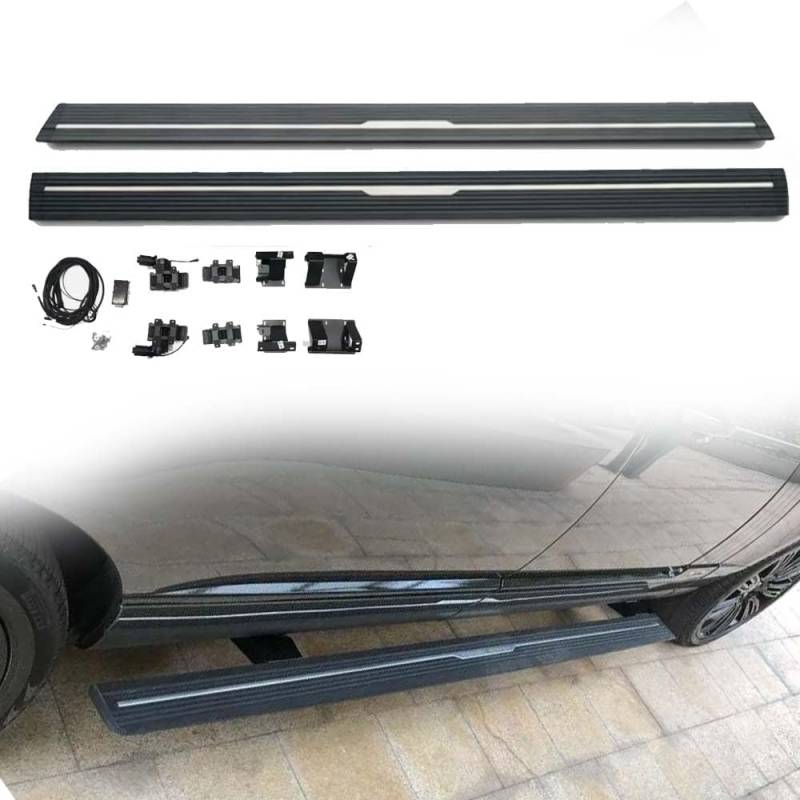 Passend für Dodge Durango 2018–2024 2025 Power Deployable Side Steps Elektrisches Trittbrett Nerf Bars Aluminium von Freedommy
