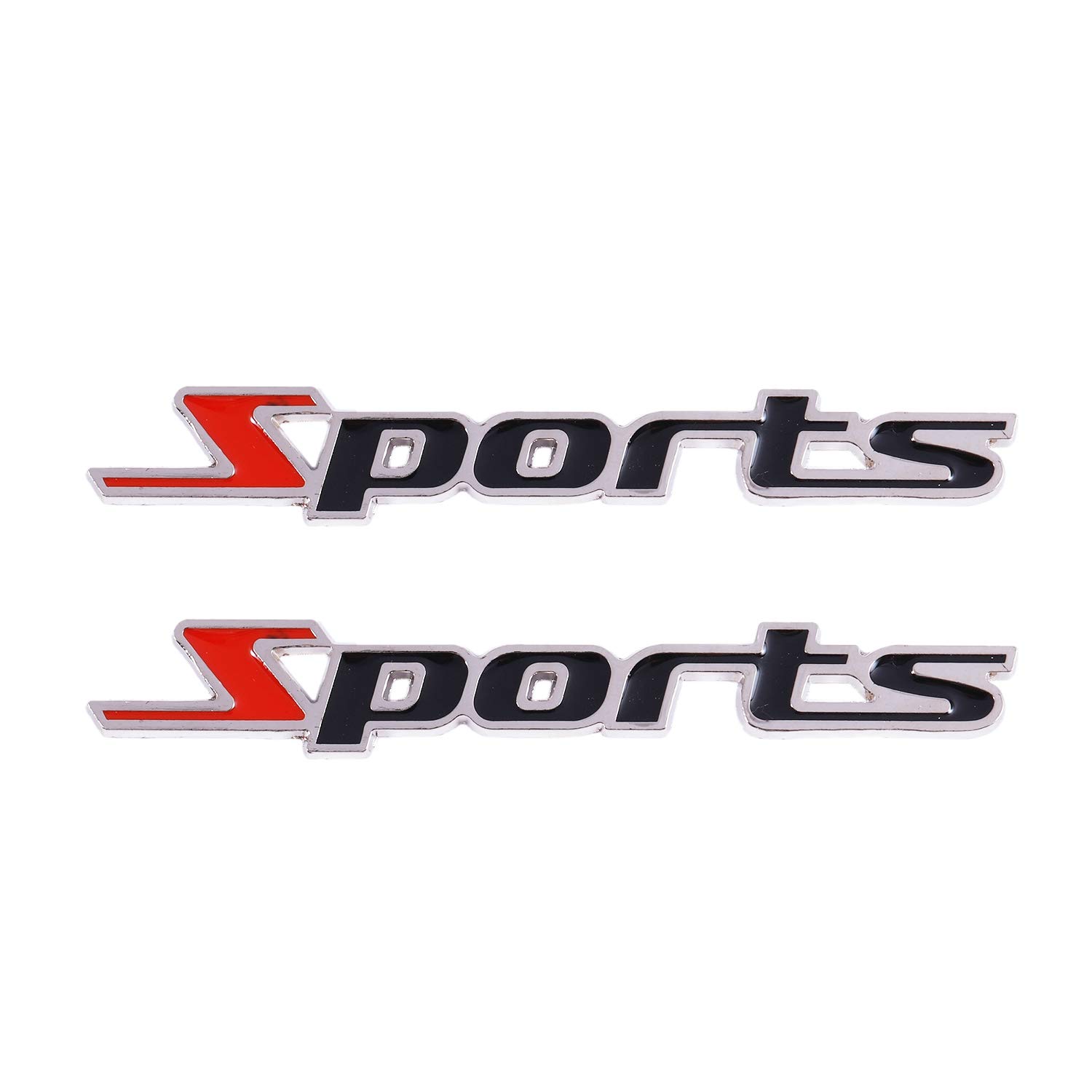 Frefgikty R 2 Stueck Schwarz & Rot Metall Sport Alphabet Abzeichen Aufkleber Emblem Frefgikty R 2 Stueck Schwarz & Rot Metall Sport Alphabet Abzeichen Aufkleber Emblem von Frefgikty