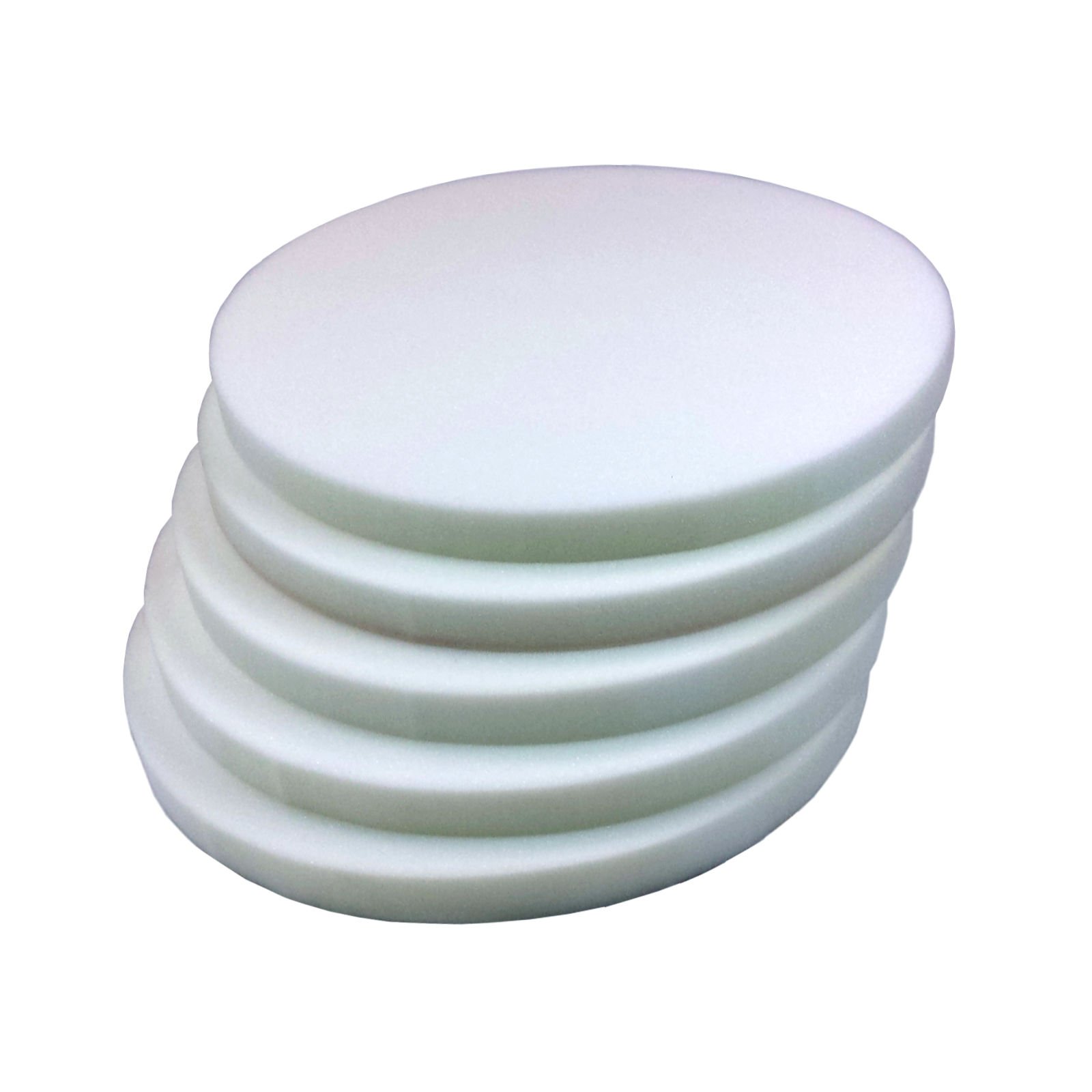 Freizeit Wittke Schaumstoffplatte (Rund) 40cm Stärke 4cm RG40 5er Set (39,52 € pro qm) von Freizeit Wittke