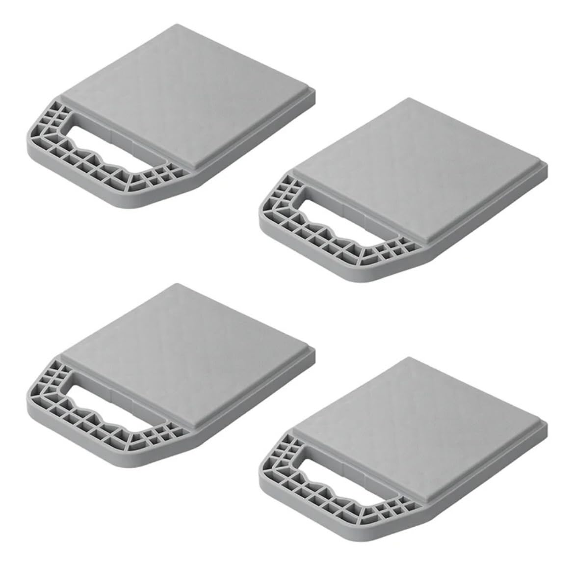 Freizeli 4 Stück Stützplatten stapelbar grau mit Griff Unterlegplatten Jack Pads Stützplatten für Wohnwagen Wohnmobil Freizeli 4 Stück Stützplatten stapelbar grau mit Griff Unterlegplatten Jack Pads Stützplatten für Wohnwagen Wohnmobil von Freizeli