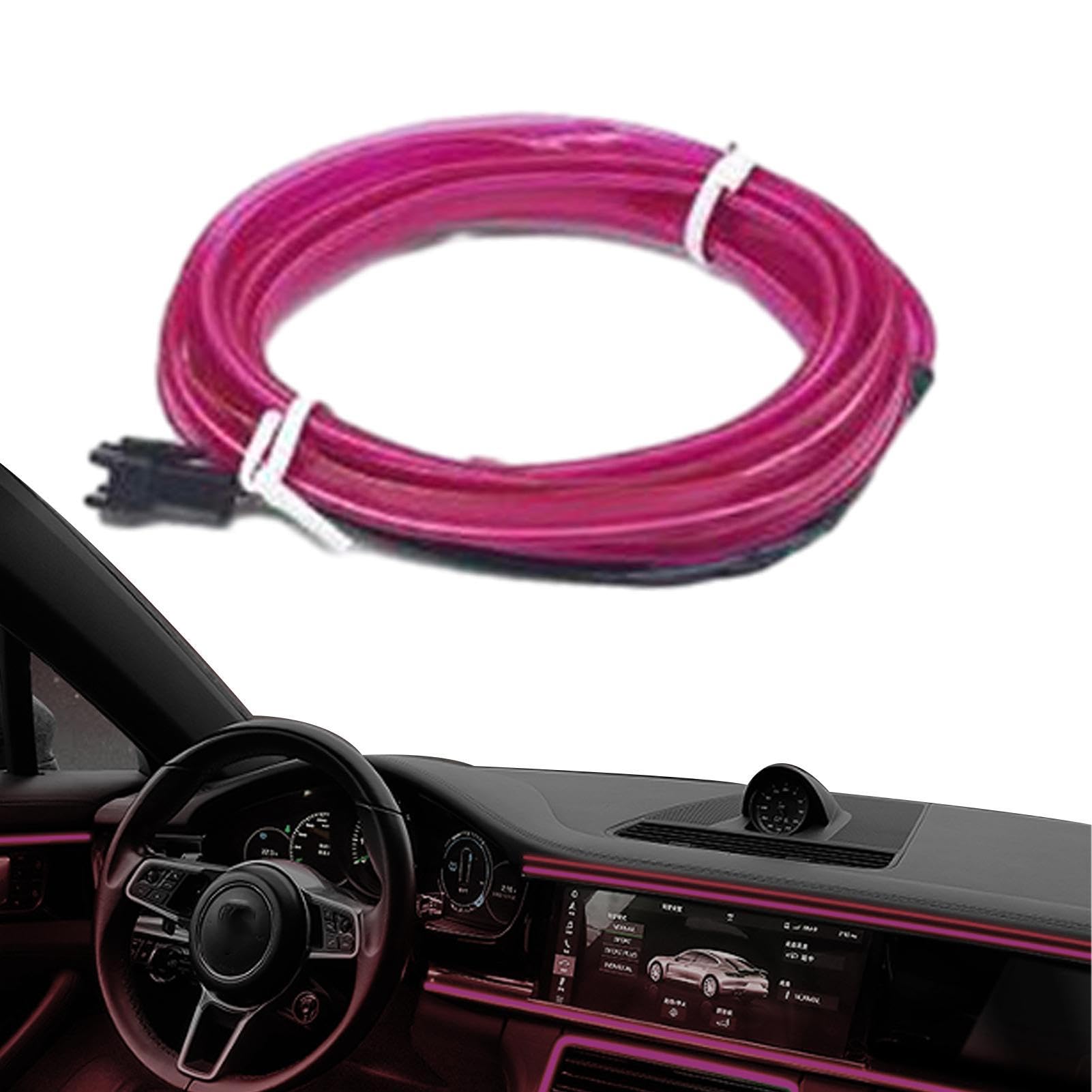 Frifer Auto Lichtstreifen - Ambient Light Neon Light USB Interior Car Lights | Bunte Und Romantische Auto Ambient Lighting Strip Für SUV Und Autos von Frifer