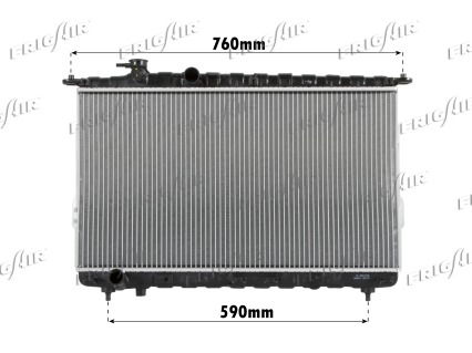 Kühler, Motorkühlung Frigair 0128.3095 von Frigair