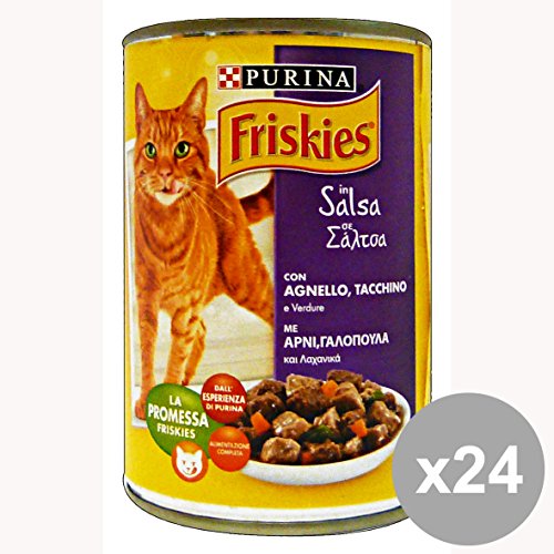 Set 24 FRISKIES 400 Gr. Umido Bocconcini Tacchino-Agnello-Verdure Cibo per gatti von Friskies