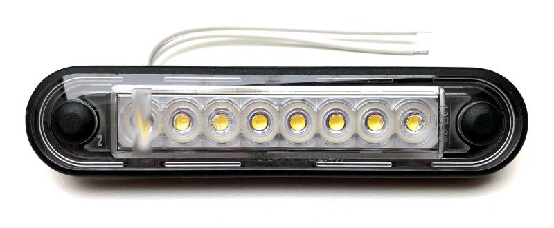 Fristom Weiße LED Begrenzungsleuchte Positionsleuchte 12V 24V E9 für LKW PKW Anhänger von Fristom