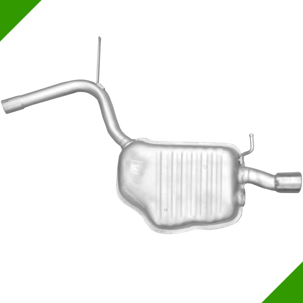 Audi A4 1,8 T 8E2 8E5 B6 Endtopf Auspuff Auspuffanlage hinten links Audi A4 1,8 T 8E2 8E5 B6 Endtopf Auspuff Auspuffanlage hinten links von Fröschl Autozubehör