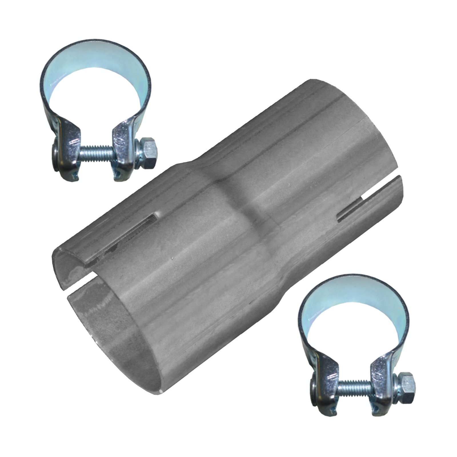 Verbindungsstück Rohr Reduzierstück 45mm auf 50mm Auspuff Adapter Bandstahl Schellen Rohrreduzierung Klemmstück Reduzierverbinder Abgasanlage Reduktion Rohrverbinder Reduzierung Verbindungsstück Rohr Reduzierstück 45mm auf 50mm Auspuff Adapter Bandstahl Schellen Rohrreduzierung Klemmstück Reduzierverbinder Abgasanlage Reduktion Rohrverbinder Reduzierung von Fröschl Autozubehör
