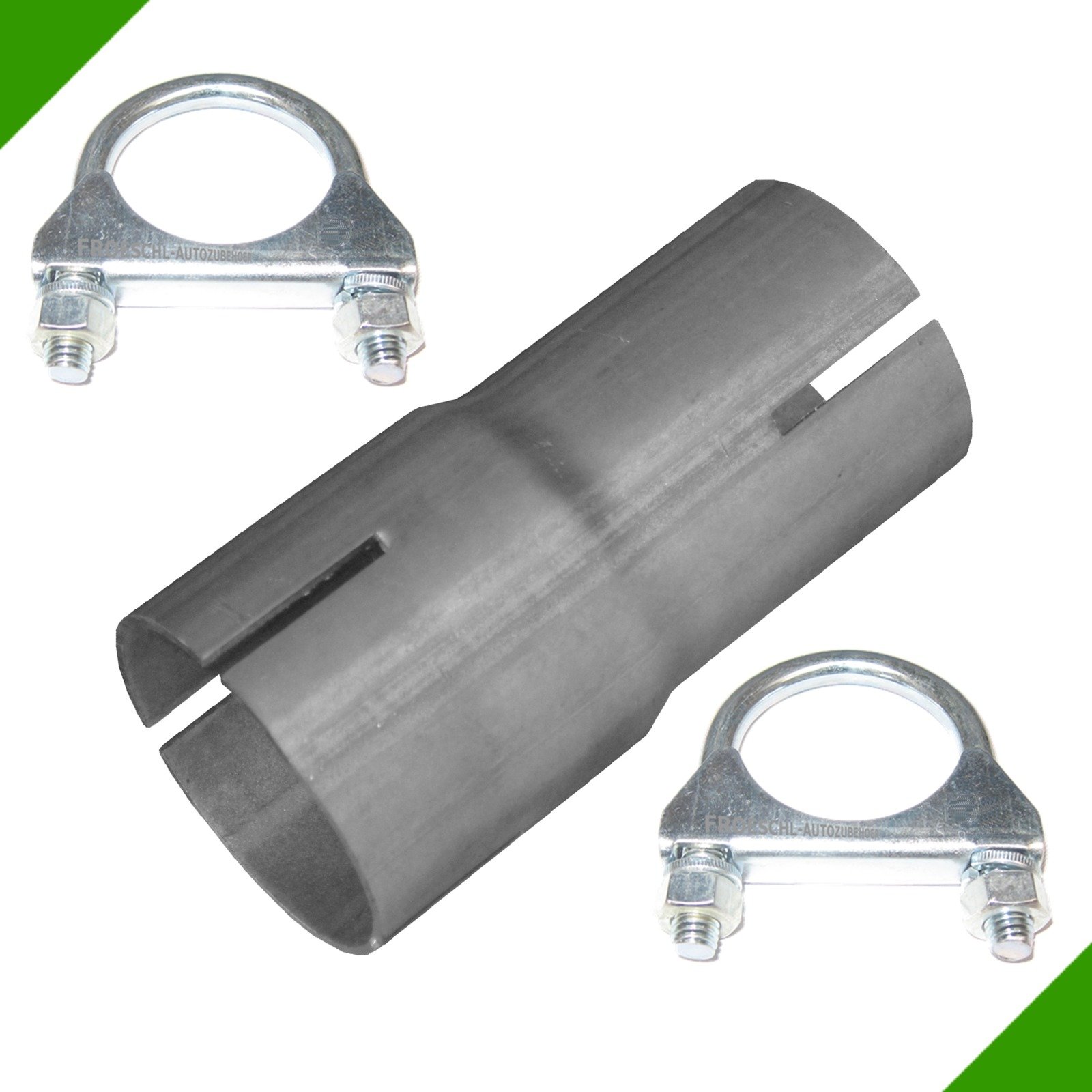 Verbindunsstück Rohr Reduktion Reduzierstück von 40mm auf 45mm Adapter inkl. 2 Schellen Auspuff Reduzierverbinder Klemmstück Reduzierung Abgasanlage Rohrverbinder Verbindunsstück Rohr Reduktion Reduzierstück von 40mm auf 45mm Adapter inkl. 2 Schellen Auspuff Reduzierverbinder Klemmstück Reduzierung Abgasanlage Rohrverbinder von Fröschl Autozubehör