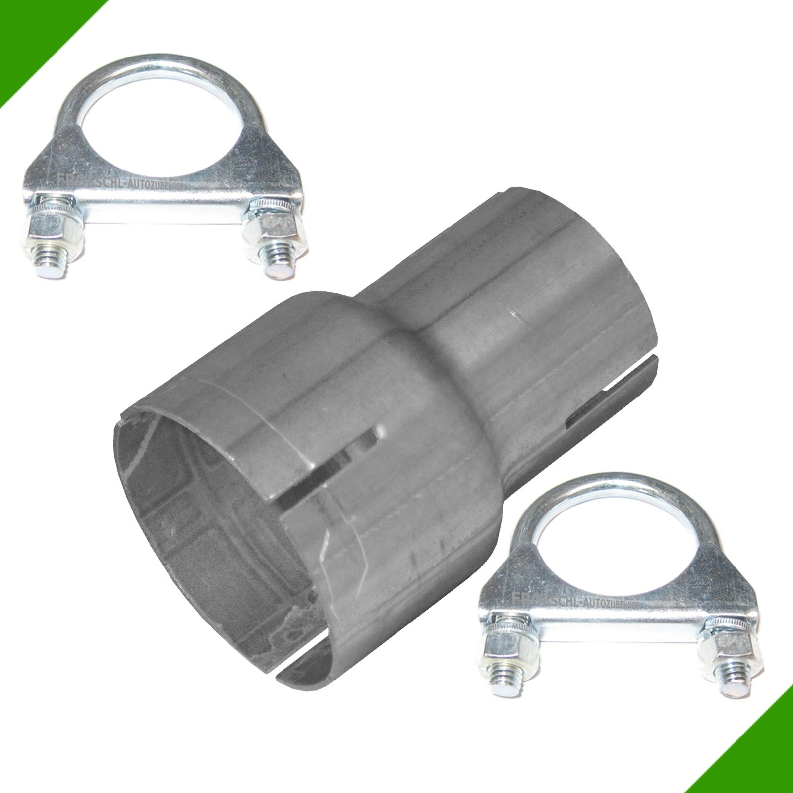 Reduzierung Rohr Reduzierstück von 45mm auf 60mm Auspuff Adapter inkl. 2 Schellen Verbindungsstück Rohrverbinder Abgasanlage Reduktion Klemmstück Reduzierverbinder Reduzierung Rohr Reduzierstück von 45mm auf 60mm Auspuff Adapter inkl. 2 Schellen Verbindungsstück Rohrverbinder Abgasanlage Reduktion Klemmstück Reduzierverbinder von Fröschl Autozubehör