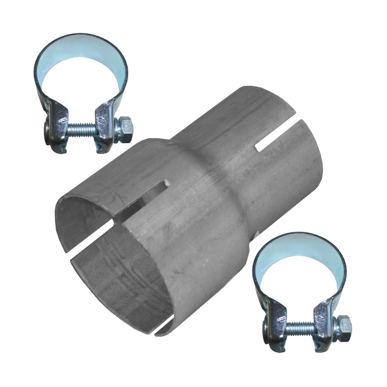 Fröschl Autozubehör Auspuff Reduzierrohr Adapter Rohrreduzierung 50mm auf 65mm Aluminized Stahl Silber Fröschl Autozubehör Auspuff Reduzierrohr Adapter Rohrreduzierung 50mm auf 65mm Aluminized Stahl Silber von Fröschl Autozubehör