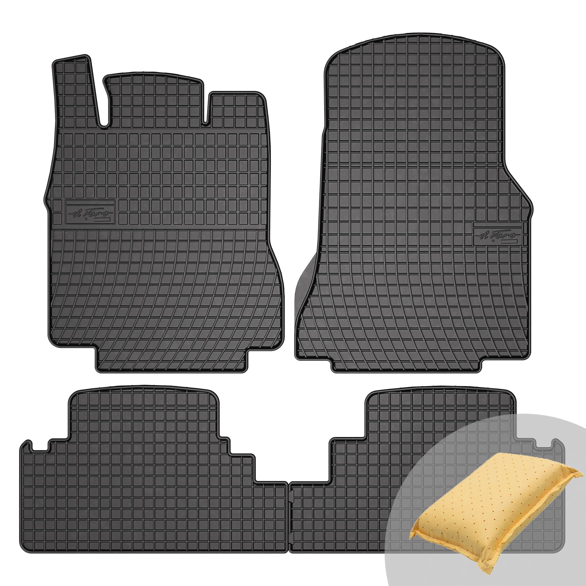 FROGUM EL Toro Gummimatten Ganzjähriges-Set von Autofussmatte Auto Fußmatten für Mercedes-Benz A-Klasse W168 1997-2004 | Beständiges Gummi Material | 1,5cm Schutzkante FROGUM EL Toro Gummimatten Ganzjähriges-Set von Autofussmatte Auto Fußmatten für Mercedes-Benz A-Klasse W168 1997-2004 | Beständiges Gummi Material | 1,5cm Schutzkante von Frogum