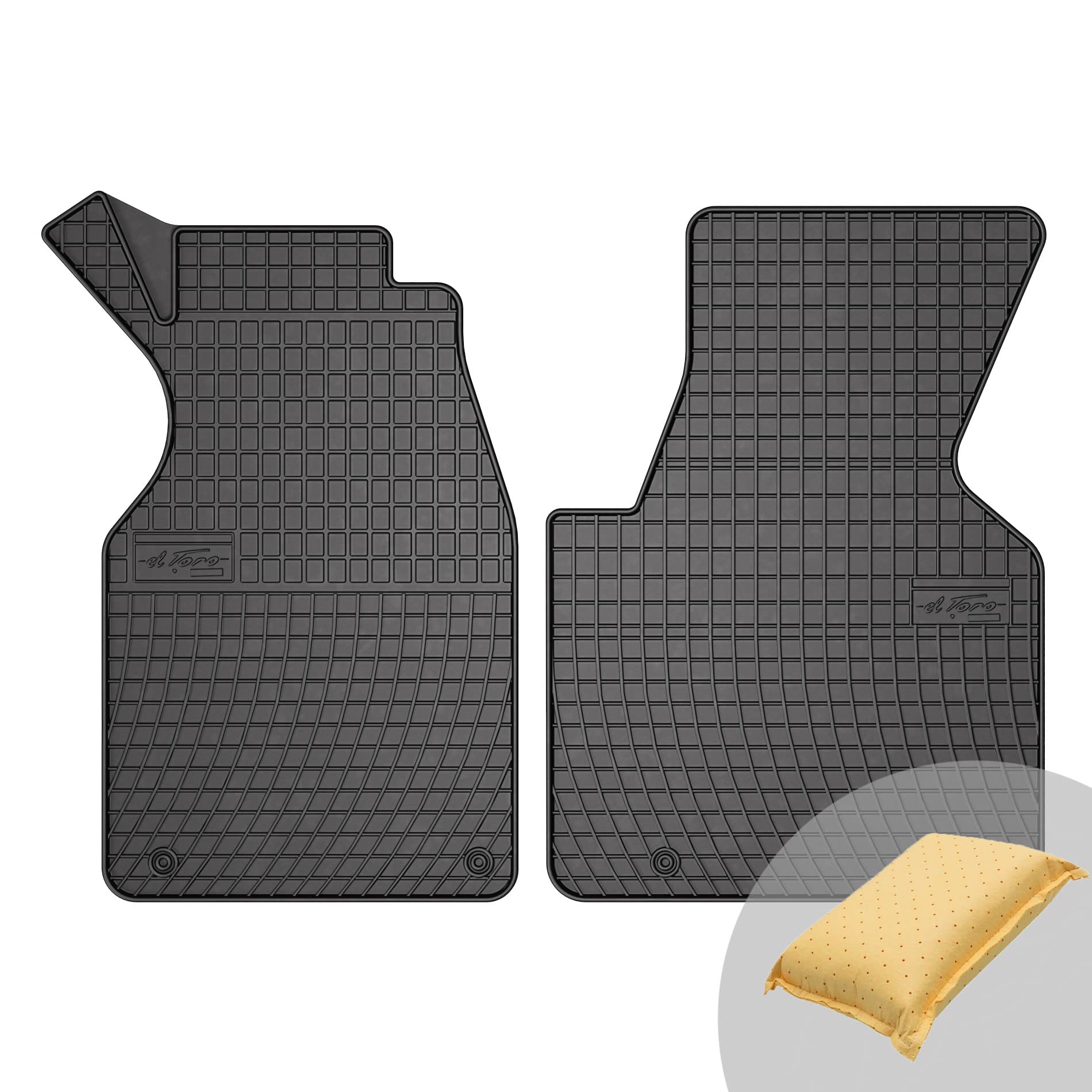 FROGUM EL Toro Gummimatten Ganzjähriges-Set von Autofussmatte Auto Fußmatten für Volkswagen Transporter T4 1990-2003 | Beständiges Gummi Material | 1,5cm Schutzkante FROGUM EL Toro Gummimatten Ganzjähriges-Set von Autofussmatte Auto Fußmatten für Volkswagen Transporter T4 1990-2003 | Beständiges Gummi Material | 1,5cm Schutzkante von Frogum
