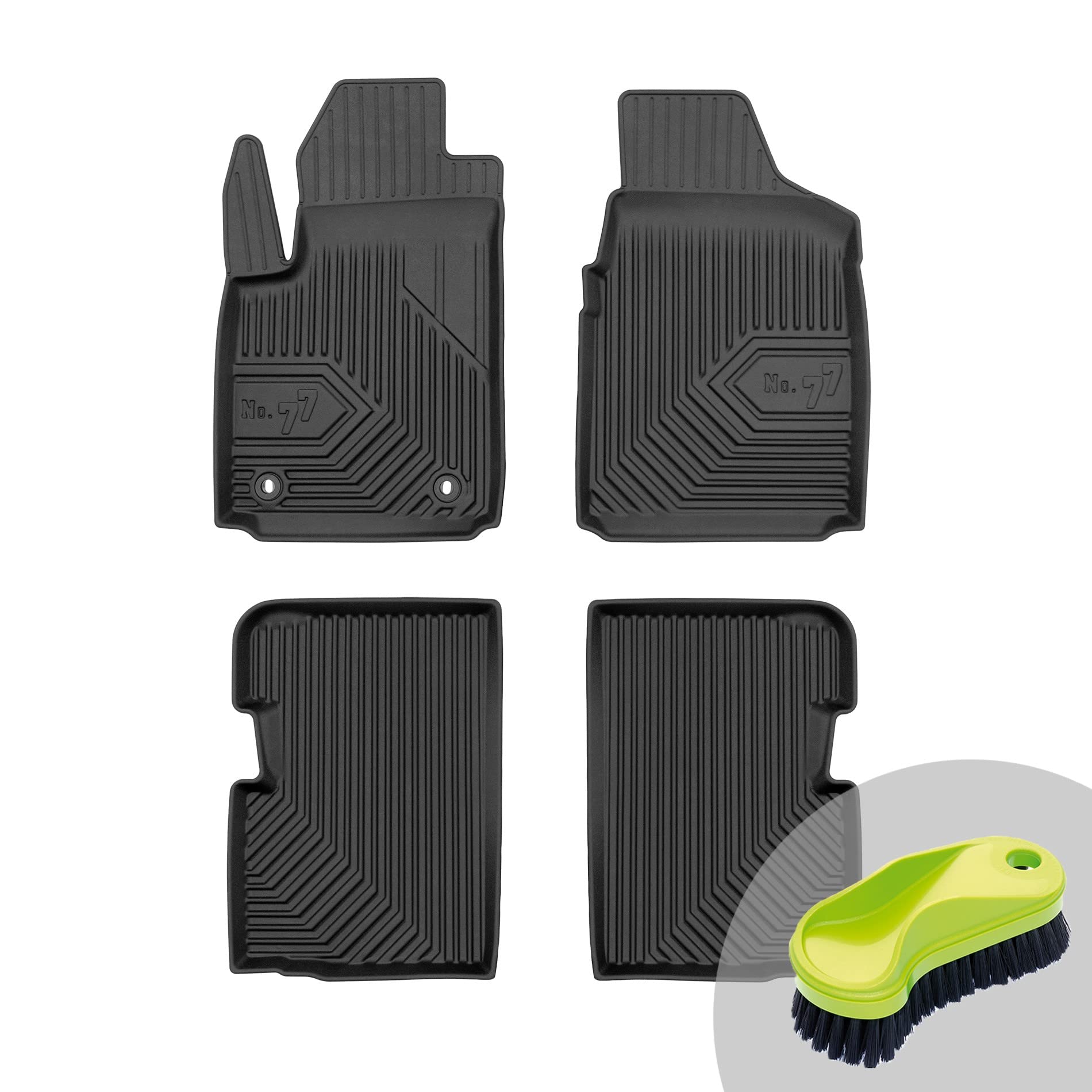 FROGUM No.77 Gummimatten Ganzjahresset von Auto Fußmatten Autofussmatten für Ford Ka II 2008-2016 | Langlebiges TPE Material FROGUM No.77 Gummimatten Ganzjahresset von Auto Fußmatten Autofussmatten für Ford Ka II 2008-2016 | Langlebiges TPE Material von Frogum