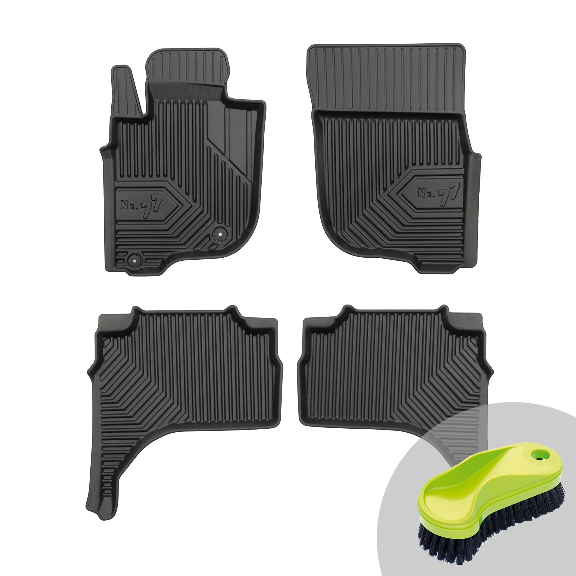 FROGUM No.77 Gummimatten Ganzjahresset von Auto Fußmatten Autofussmatten für Mitsubishi L200 VI ab 2019 | Langlebiges TPE Material FROGUM No.77 Gummimatten Ganzjahresset von Auto Fußmatten Autofussmatten für Mitsubishi L200 VI ab 2019 | Langlebiges TPE Material von Frogum