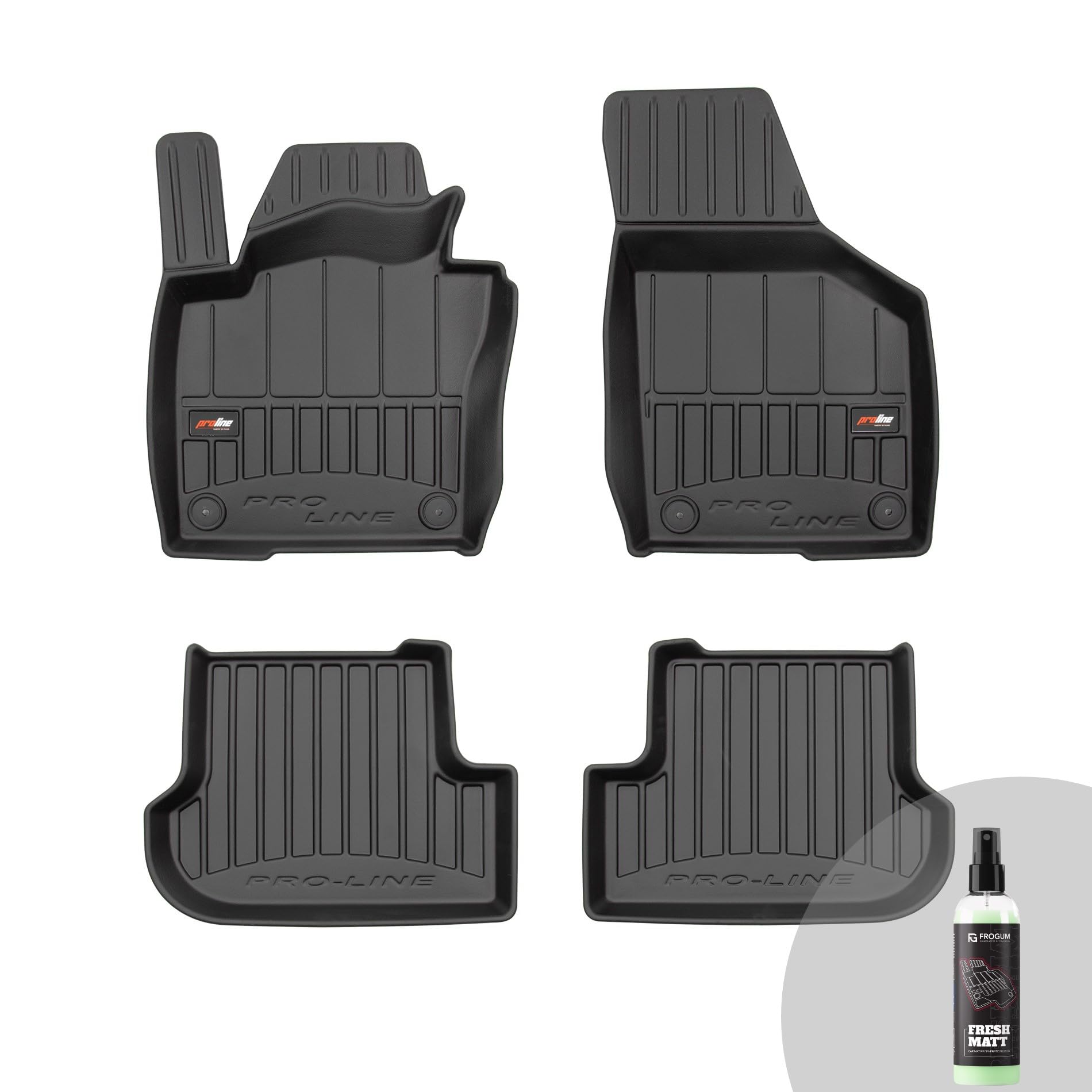 FROGUM ProLine 3D Gummimatten Exklusiven Auto Fußmatten Autofussmatten für Volkswagen Beetle 2011-2019 | Die höchsten Kanten FROGUM ProLine 3D Gummimatten Exklusiven Auto Fußmatten Autofussmatten für Volkswagen Beetle 2011-2019 | Die höchsten Kanten von Frogum