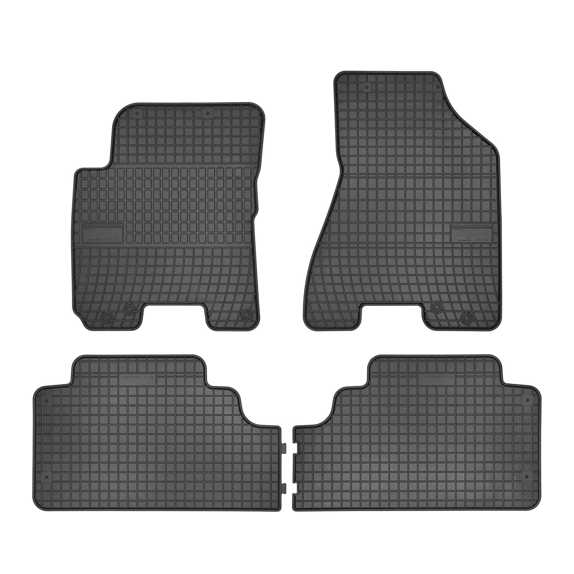 Frogum Automatten-Experts 0436 Auto-Gummimatten mit 1cm Rand 4-teilig, Black, Hyundai Tucson JM 04-09 / Kia Sportage JE 04-10 Frogum Automatten-Experts 0436 Auto-Gummimatten mit 1cm Rand 4-teilig, Black, Hyundai Tucson JM 04-09 / Kia Sportage JE 04-10 von Frogum