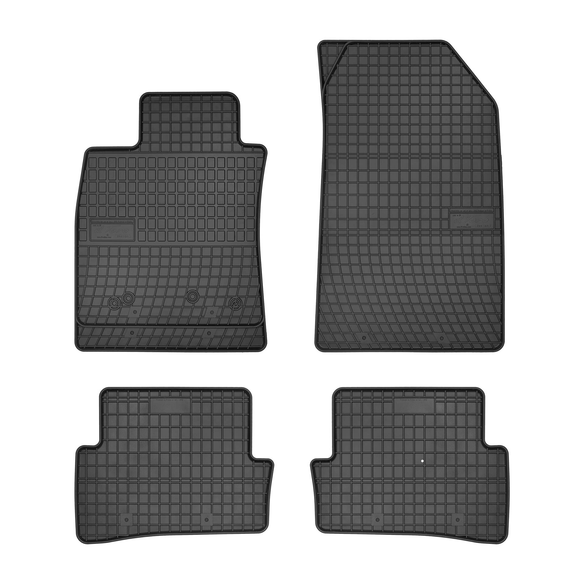 Preisprofessor Gummi Auto Fußmatten exakter Passform 4-teilig REN-0752 Preisprofessor Gummi Auto Fußmatten exakter Passform 4-teilig REN-0752 von Frogum