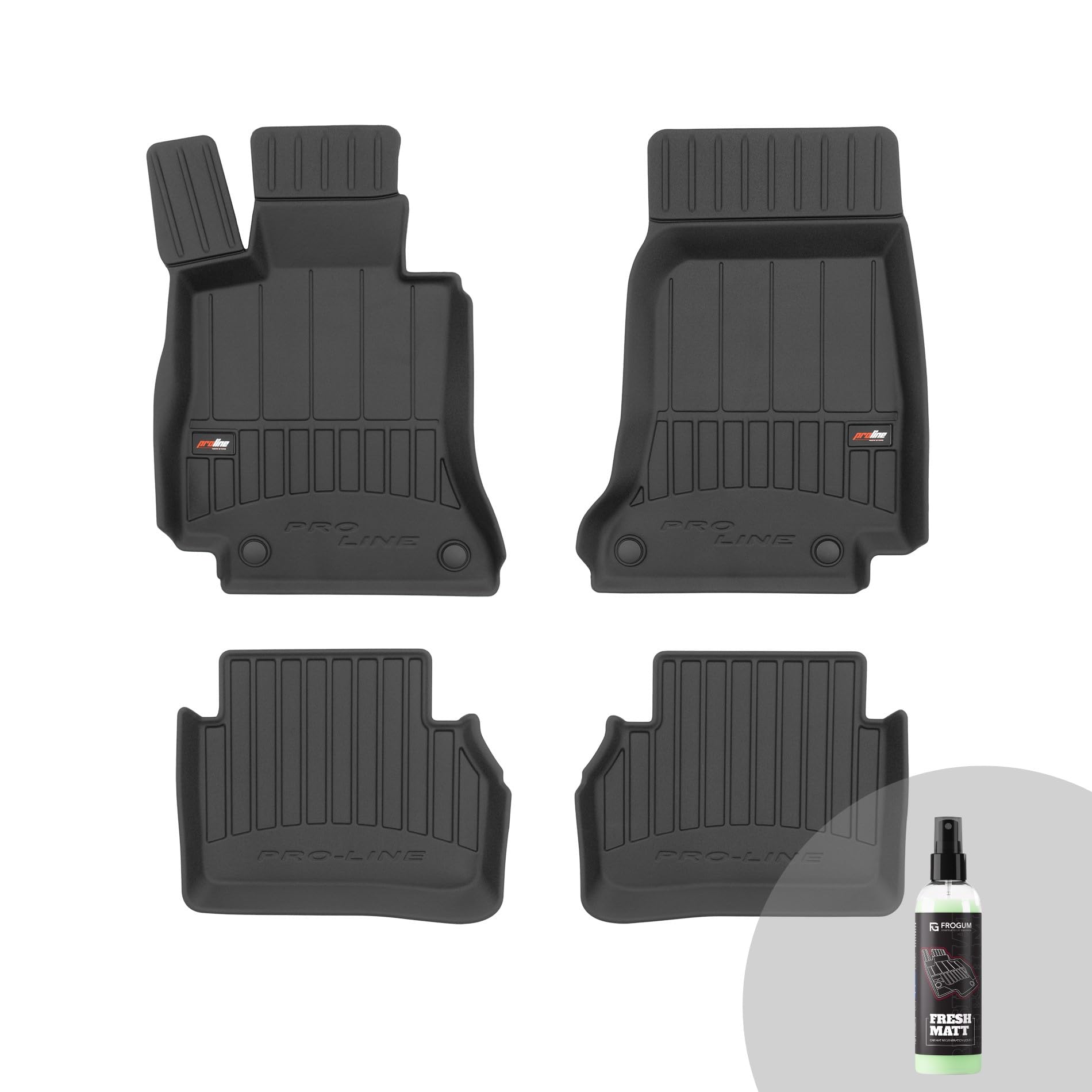 FROGUM ProLine 3D Gummimatten Exklusiven Auto Fußmatten Autofussmatten für Mercedes-Benz E-Klasse W213 ab 2016 | Die höchsten Kanten FROGUM ProLine 3D Gummimatten Exklusiven Auto Fußmatten Autofussmatten für Mercedes-Benz E-Klasse W213 ab 2016 | Die höchsten Kanten von Frogum