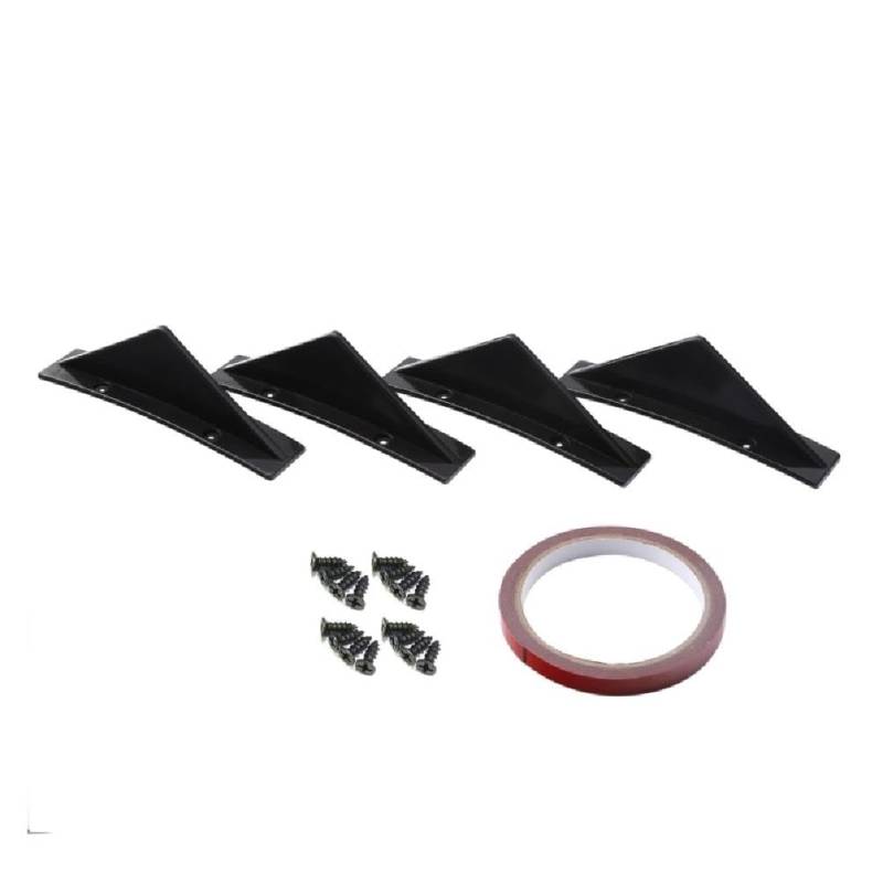 Universal Auto Modifizierte Heckschürze Diffusor Spoiler Kunststoff Heckschürze Lip Diffusor Auto Dekoration Auto Heckdiffusor von Frotox