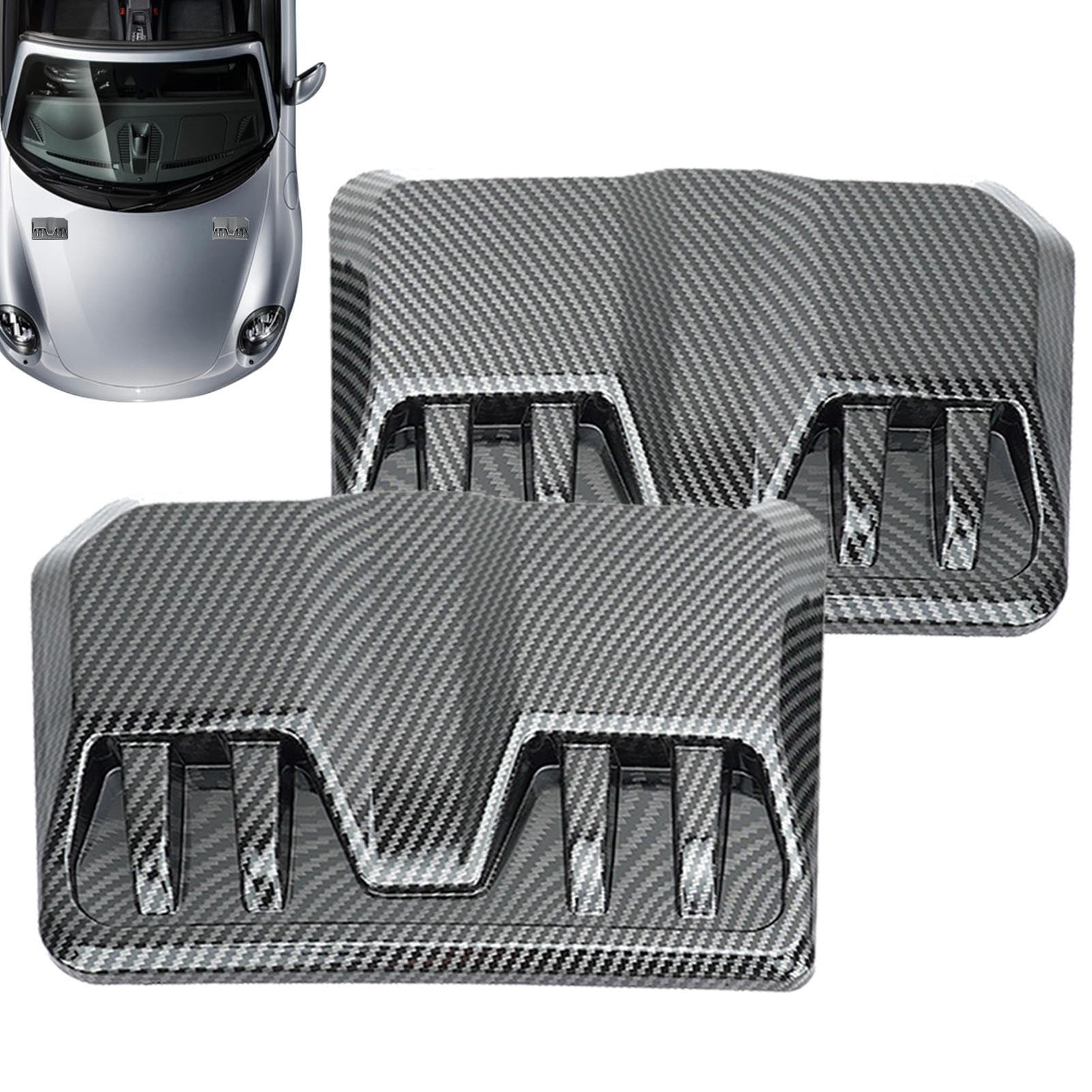 Car Hood Vent, Auto Engine Air Outlet Protection Cover, and Stylish Vehicle Exterior Parts, Ideal for Enthusiasts, Beginners, and Professionals, Enhances Performance, Black Car Hood Vent, Auto Engine Air Outlet Protection Cover, and Stylish Vehicle Exterior Parts, Ideal for Enthusiasts, Beginners, and Professionals, Enhances Performance, Black von Fruusv