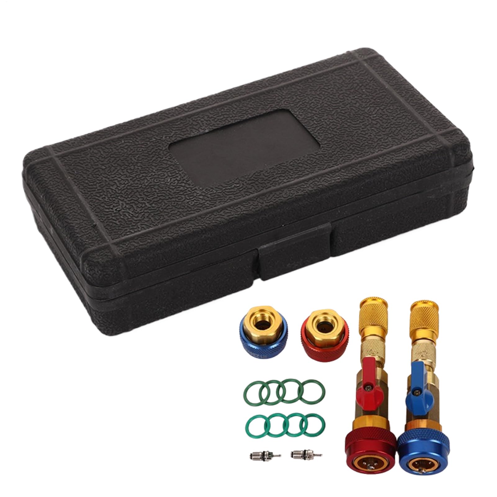 Fruusv Ventilkernwerkzeug, Klimaanlagenventile Kernentfernungsset, rutschfester Griff, -Gummidichtung, tragbarer Installator, ideal für Kühlung, Motorrad, Fahrzeugreparatur und -wartung Fruusv Ventilkernwerkzeug, Klimaanlagenventile Kernentfernungsset, rutschfester Griff, -Gummidichtung, tragbarer Installator, ideal für Kühlung, Motorrad, Fahrzeugreparatur und -wartung von Fruusv