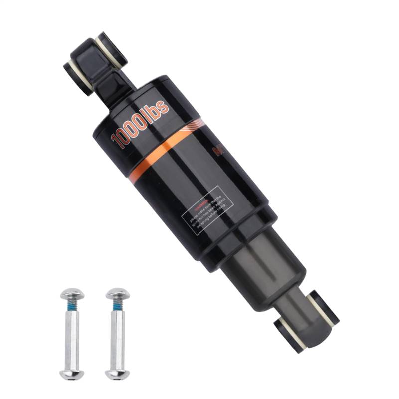 Rear Shocks, Compact Bike Damping Tool, Heavy-Duty Shock Absorber, Rough Terrain Suspension Guts, Ideal for Road Bikes, Dirtbikes, Stability Ride Control, 125mm*850lbs von Fruusv