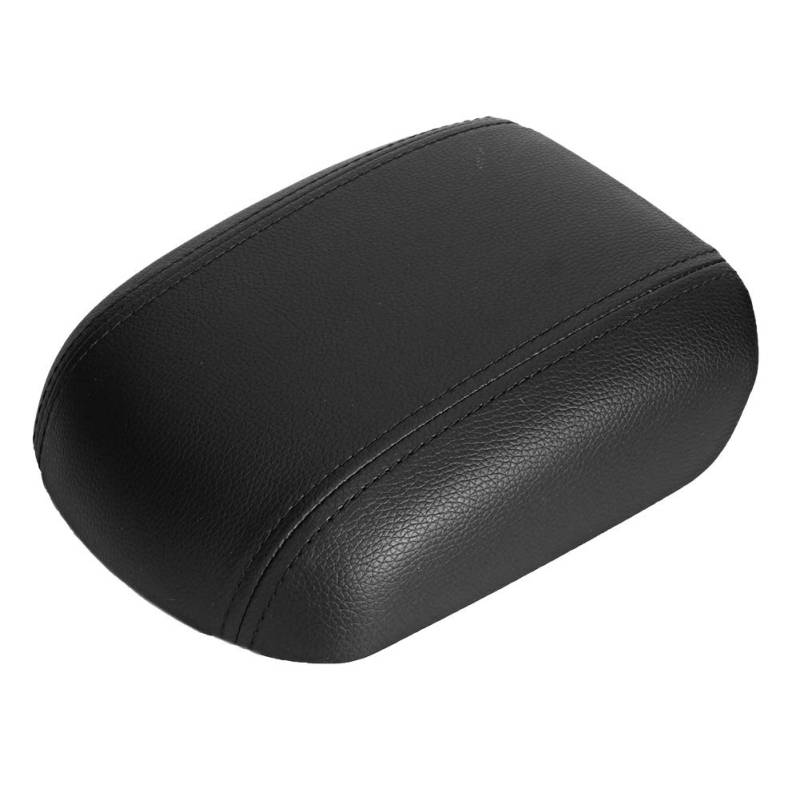 Cruze 2009 bis 2014 Mittelkonsole Armlehnen Cover Premium ABS Künstliche Lederdeckel Black Grey Exact Fit (Schwarz) von Fuchooky
