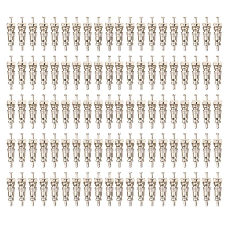 Fuchooky 100PCS High Pressure Valve Stem Core Aluminum Alloy Copper Car Air Conditioner Valve Core for R12 Series von Fuchooky