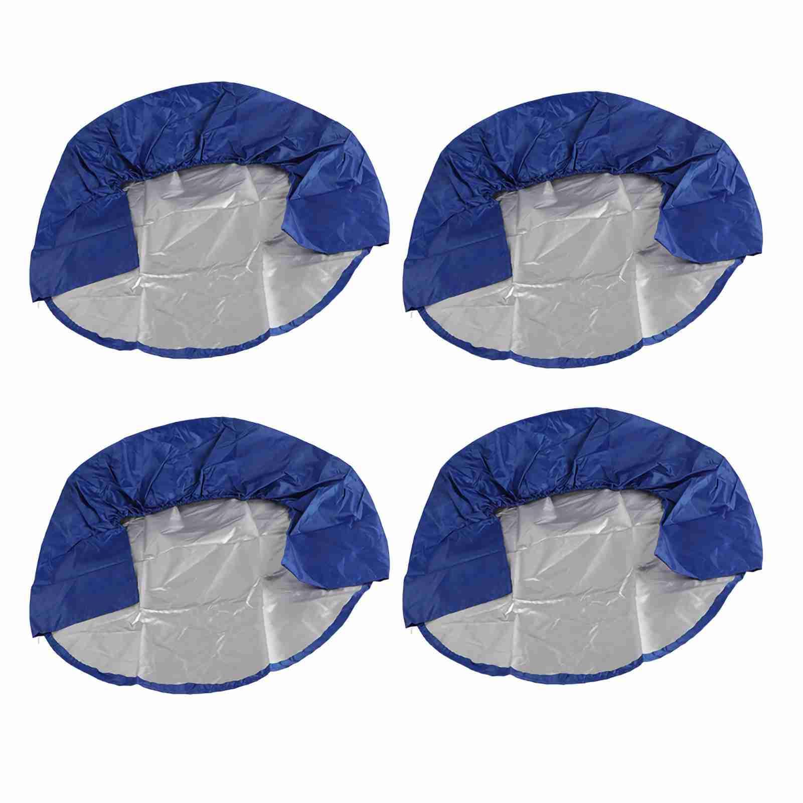 Fuchooky 4pcs 32 -Zoll -Radreifen -Abdeckungen für Autoradschutzabdeckungen für Wohnmobil -LKW -Autoanhänger (Royalblue) von Fuchooky