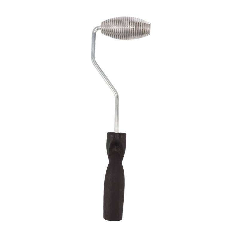 Fuchooky Fiberglass Roller Bubble Paddle Tool Aluminum Alloy Bubble Roller with Plastic Handle Olive Roll (C) von Fuchooky