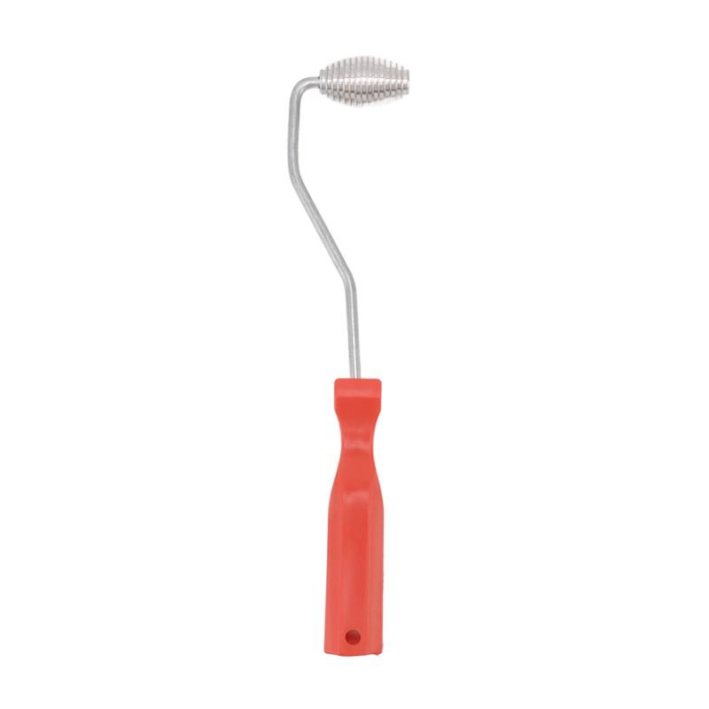 Fuchooky Fiberglass Roller Bubble Paddle Tool Aluminum Alloy Bubble Roller with Plastic Handle Olive Roll (Type A) von Fuchooky