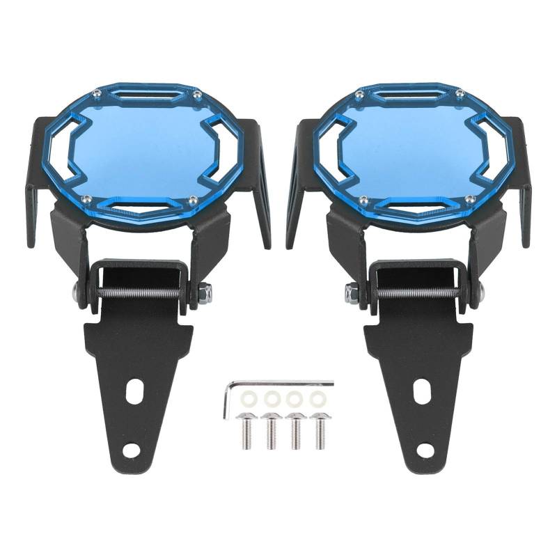 Fuchooky Motorrad -LED -Nebel -Leuchtwächter -Abdeckung Premium Anodized Aluminiumschutzkompatibel mit R1200GS R1250GS Adventure LC S1000XR F750GS F850GS G310GS G310R (Blau) von Fuchooky