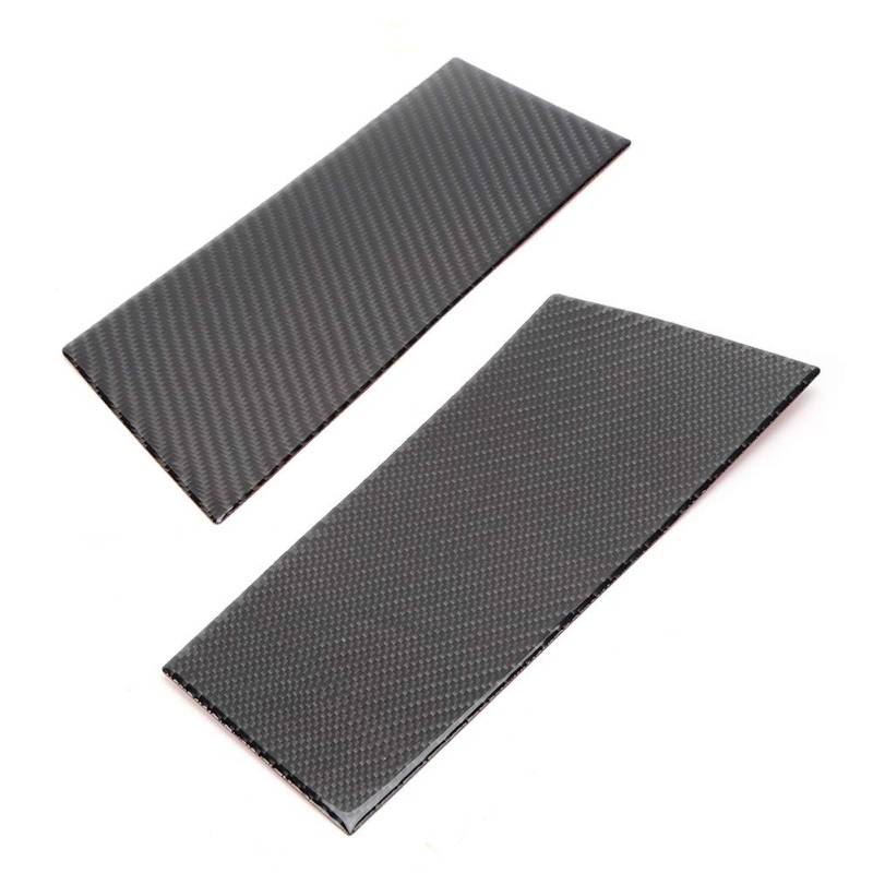 Kohlefaser B-Säulenverkleidungsabdeckung 2-teiliges Set kompatibel mit 350Z Coupé 2003-2009 3K Twill wetterfeste haltbare Klebstoffauto-Außendekoration von Fuchooky