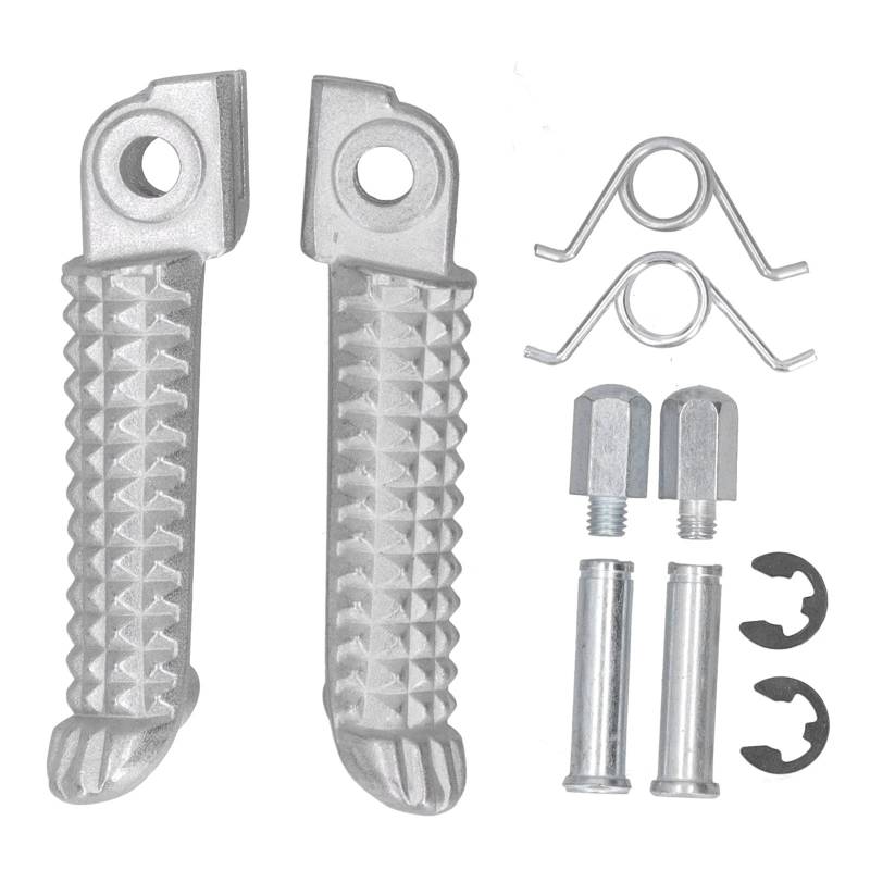 YZF R1 R6 Motorradfußpegs 2002-2012 2003-2011 Aluminiumlegierung Footstütze Pedale vorderen Heckkomfort Design mit Hardware-Kit von Fuchooky
