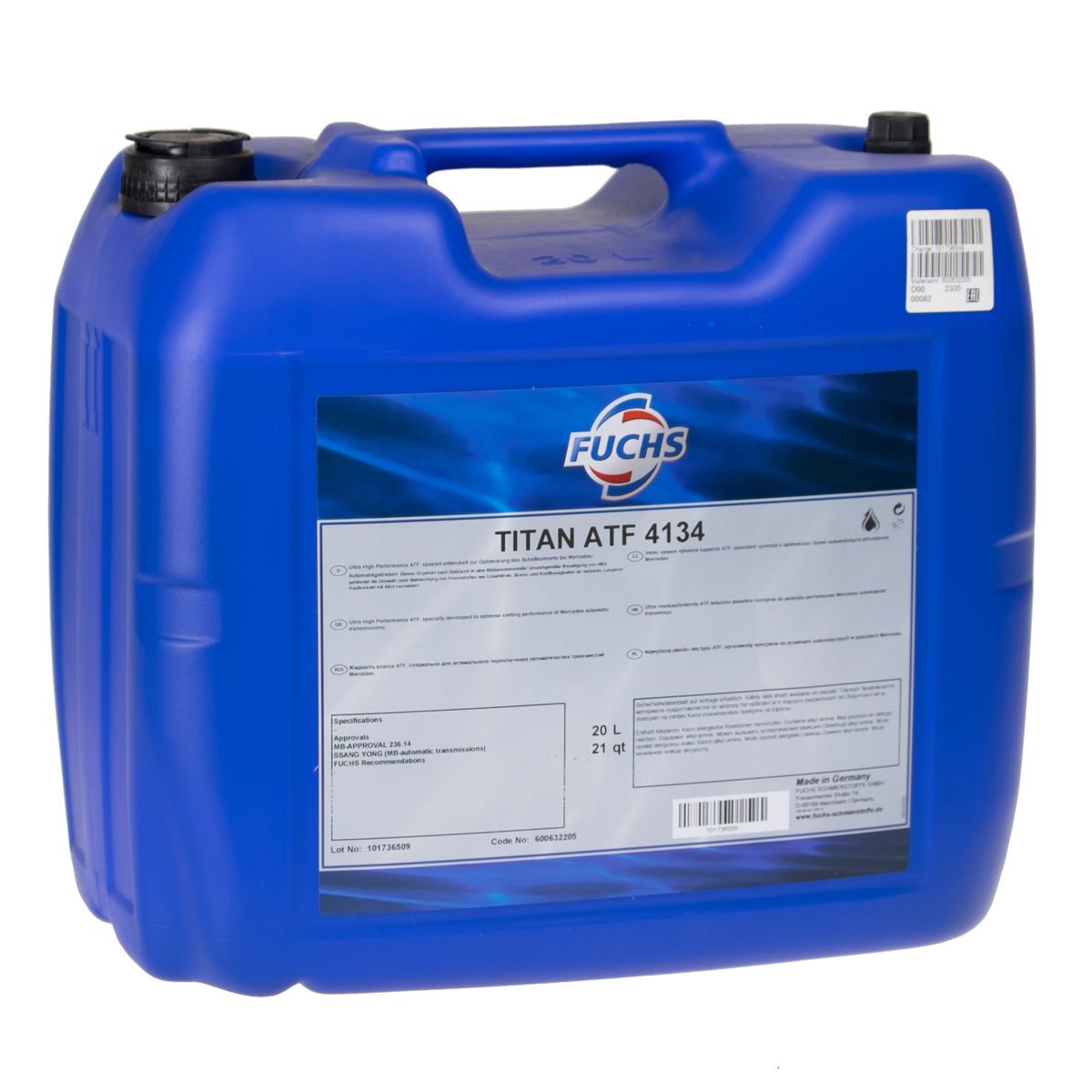 Fuchs Getriebeöl Automatiköl Automatikgetriebeöl Titan ATF 4134 20L 20 Liter Fuchs Getriebeöl Automatiköl Automatikgetriebeöl Titan ATF 4134 20L 20 Liter von Fuchs