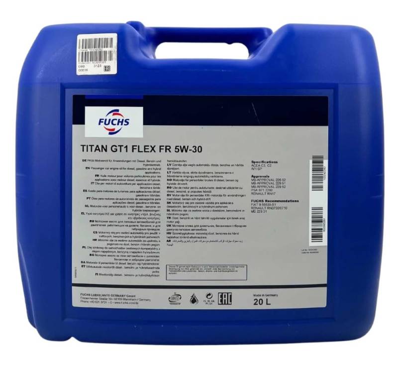 Fuchs Titan GT1 Flex FR 5W-30 20 Liter von Fuchs