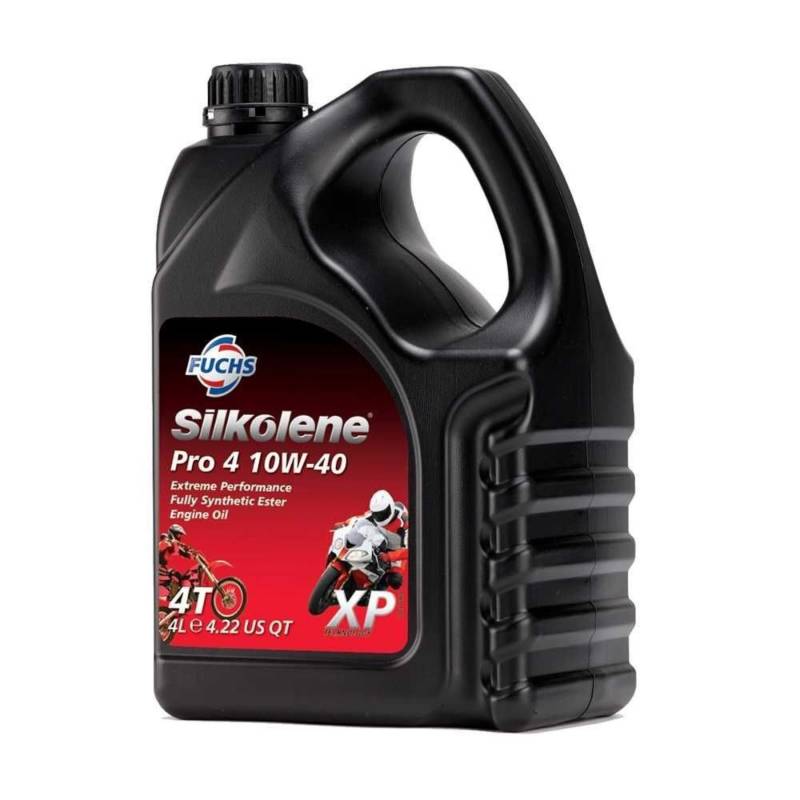 Silkolene Pro 4 10W-40 Motorenöl Extreme Performance 100%, 4 liter von Fuchs