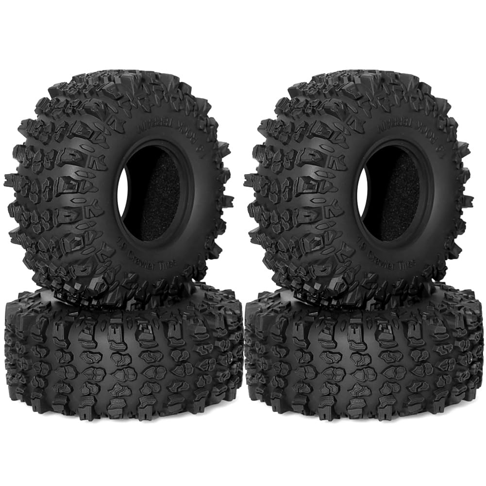 Fuhjythy 1.9 Crawler-Reifen, Gummi-Schlammschleudern, Grappler-, Reifen für 1:10 Rock Crawler Car TRX4/ D90 SCX10 II Fuhjythy 1.9 Crawler-Reifen, Gummi-Schlammschleudern, Grappler-, Reifen für 1:10 Rock Crawler Car TRX4/ D90 SCX10 II von Fuhjythy