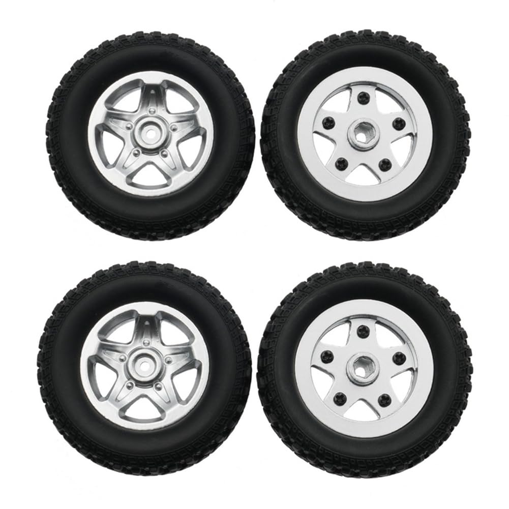 Fuhjythy 4 Stück Crawler-Reifen, Upgrade-Crawler-Rad für MN82 82S LC79, Ferngesteuertes Auto, Modifiziertes Ferngesteuertes Auto, Upgrade-Zubehör Fuhjythy 4 Stück Crawler-Reifen, Upgrade-Crawler-Rad für MN82 82S LC79, Ferngesteuertes Auto, Modifiziertes Ferngesteuertes Auto, Upgrade-Zubehör von Fuhjythy