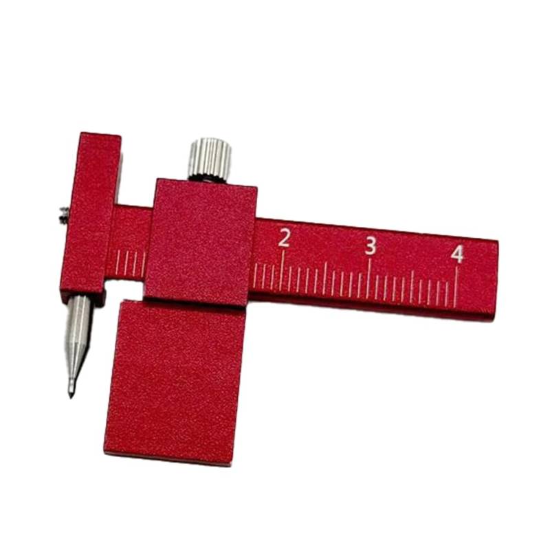 Fuhjythy Modell Equidistant Scribing Ruler, Verstellbare Breite Isometrie-Schneidgerät, Isometrie-Parallelreißer von Fuhjythy