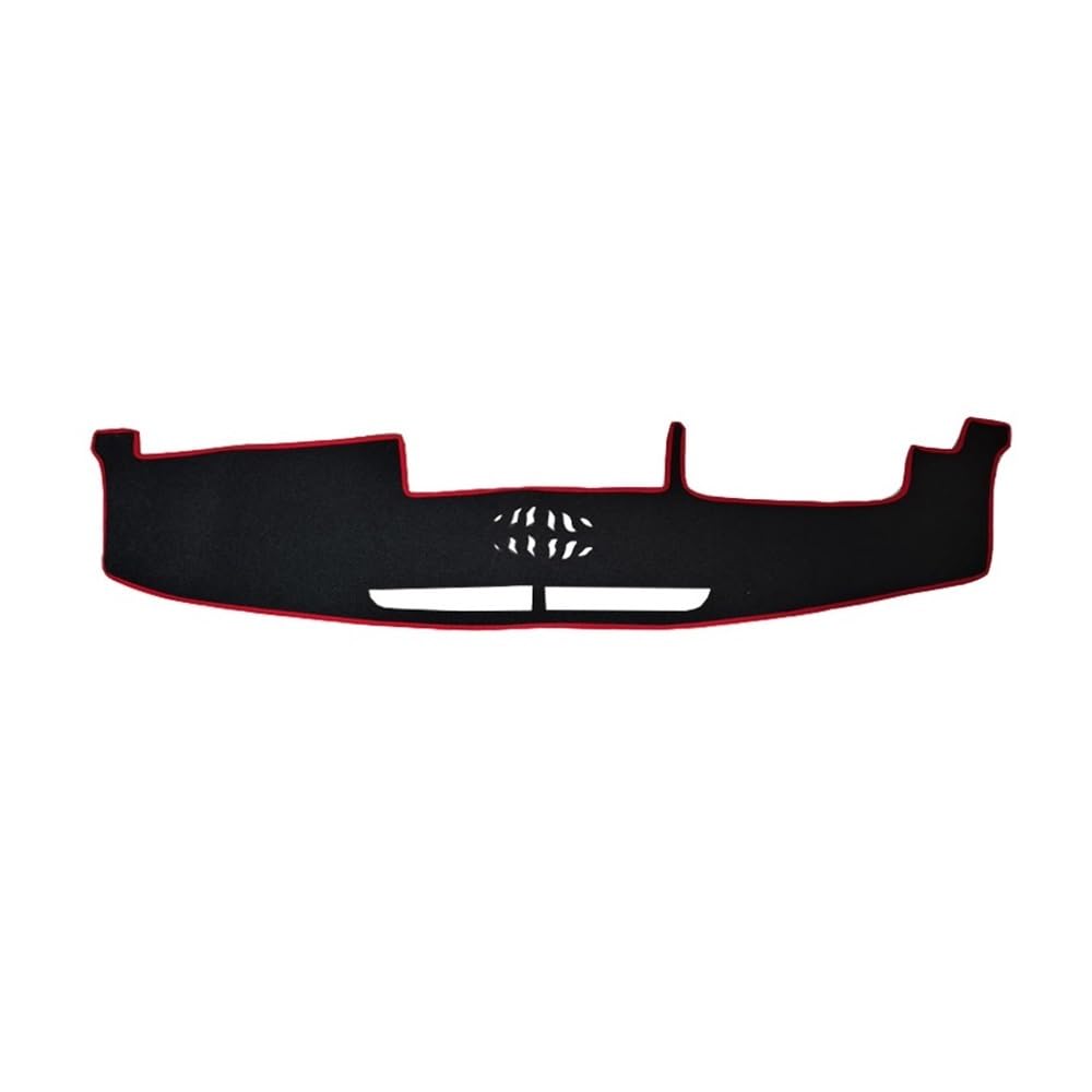 Auto Armaturenbrett Abdeckung Auto-Armaturenbrett-Abdeckung Für Haval Für H9 MK2 2025 Sonnenschutz Teppiche Schutz Staubdicht Rutschfeste Matten(Red Thread) von Fuicotto