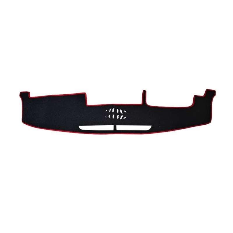Auto Armaturenbrett Abdeckung Auto-Armaturenbrett-Abdeckung Für Haval Für H9 MK2 2025 Sonnenschutz Teppiche Schutz Staubdicht Rutschfeste Matten(Red Thread) von Fuicotto
