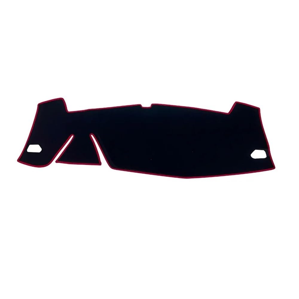 Auto Armaturenbrett Abdeckung Auto Instrument Dashboard Matte Abdeckung Vermeiden Licht Rutschfeste Schutz Pad Für Geely Für Coolray 2023 2024(Red) von Fuicotto