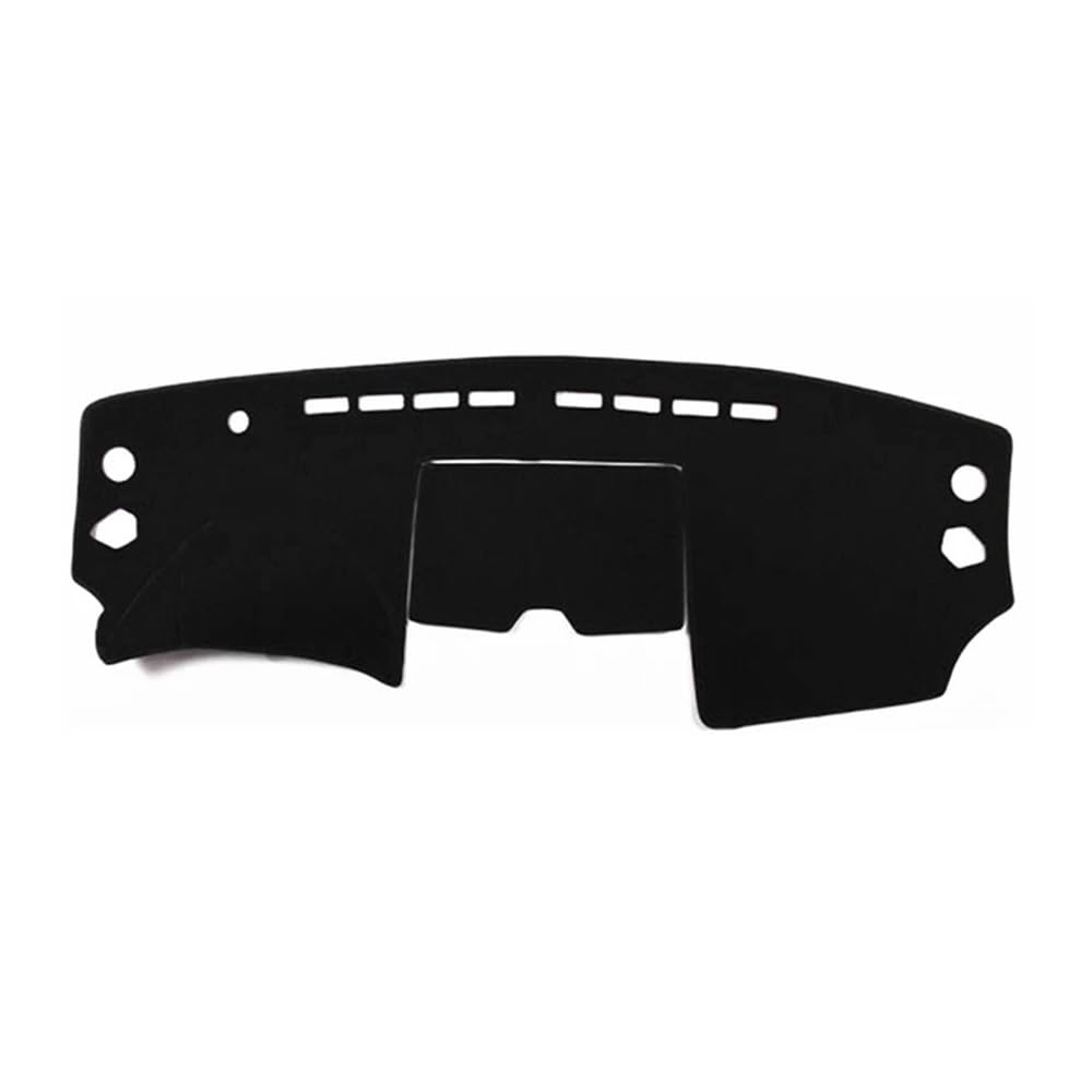 Auto Armaturenbrett Abdeckung Für N&issan Für X-Trail T31 2008 2009 2010 2011 2012 2013 Auto Dashboard Abdeckung Matte Pad Dash Sonnenblende Teppich(LHD,Black(Black Edge)) von Fuicotto