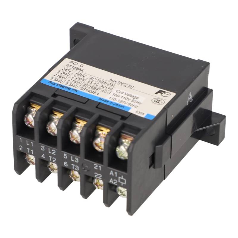 FC0-1B/1 | SF12BAA-H01 | FUJI FC-0 AC110V 1B CONTACTOR WITH 1N/C AUX SCREW TYPE (2.5KW AC-3 380/440V) von Fuji Electric