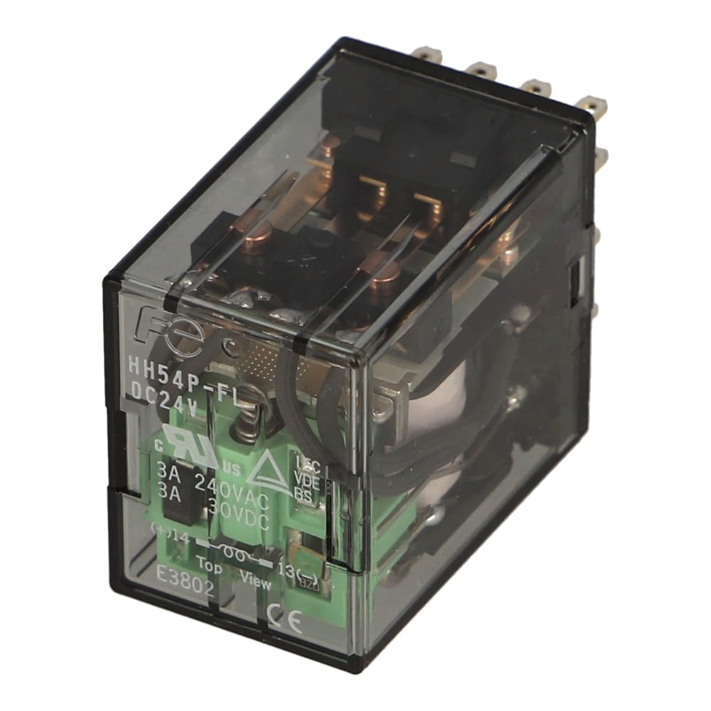 HH54P-FL/24 | RM4CPG-DE | FUJI RELAY, DC24V 4 POLE PLUG IN TYPE WITH SURGE SUPPRESSION AND INDICATOR (DC) von Fuji Electric