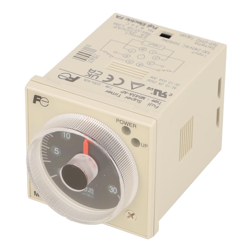 MS4SA | MS4SA-AP | FUJI MS4SA-AP DELAY ON TIMER, 2PDT (0.05 SEC-60HRS) 100-240V AC von Fuji Electric