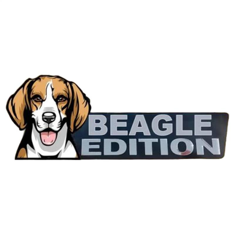 Fukamou Hunde-Auto-Emblem, Acryl-Hunde-Auto-Emblem,3D-Acryl-Auto-Heckklappen-Hundeabzeichen-Aufkleber | Auto-Außenembleme- Für Auto, LKW, Wohnmobil, Boot, Kfz-Abzeichenaufkleber, Autodekoration von Fukamou