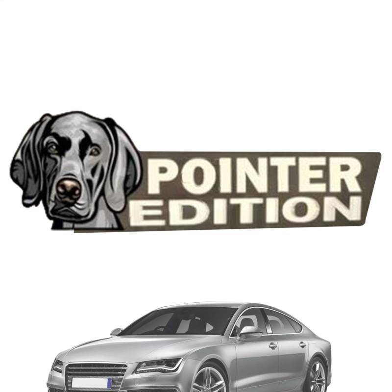 Fukamou Hunde-Auto-Emblem, Acryl-Hunde-Auto-Emblem,3D-Acryl-Auto-Heckklappen-Hundeabzeichen-Aufkleber | Auto-Außenembleme- Für Auto, LKW, Wohnmobil, Boot, Kfz-Abzeichenaufkleber, Autodekoration von Fukamou