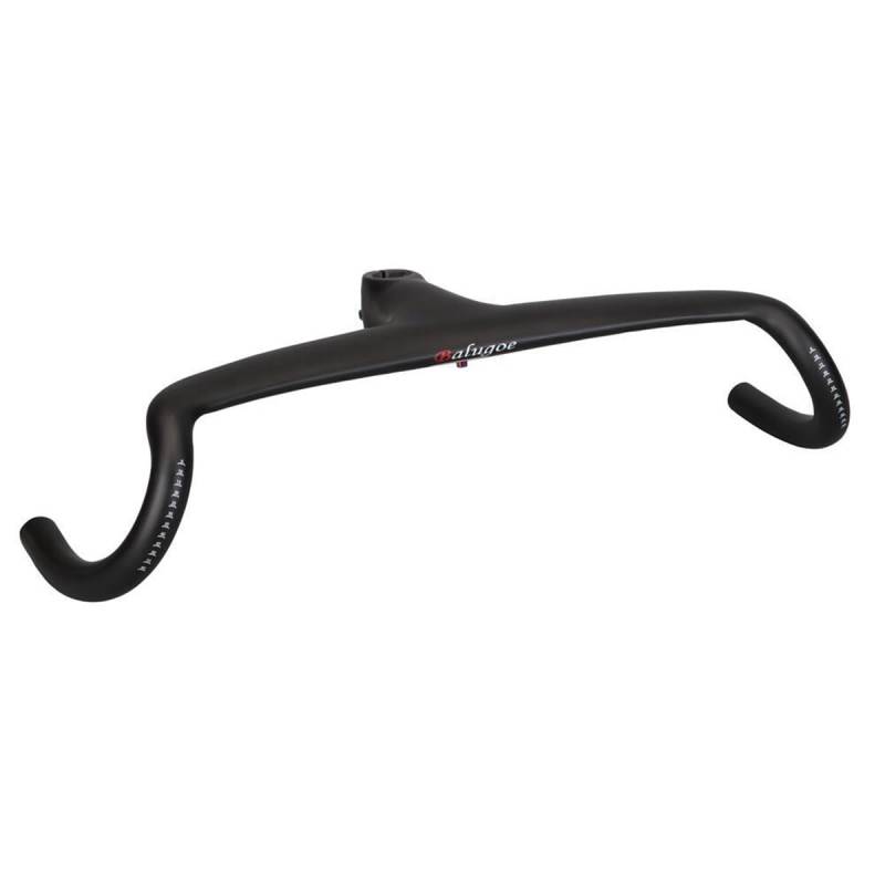 Gravel Fahrradlenker Φ28.6mm Bike Drop Bar 400mm 420mm 440mm Carbon Rennrad Gebogen Lenker Geeignet Für Tourenräder Langes Fahren MTB BMX DH XC AM FR (Color : Black, Size : 420 * 100mm) von FukkeR