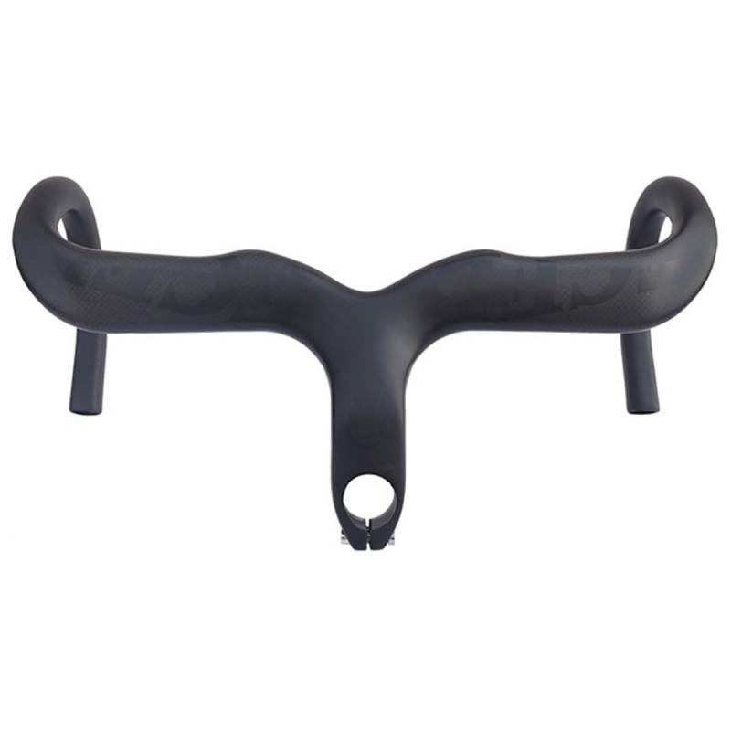 Tourenräder Gebogen Lenker 400mm 420mm 440mm Gravel Fahrradlenker Φ31.8mm Kohlefaser Rennräder Drop Bar Geeignet Für Langes Fahren MTB BMX DH XC AM FR (Color : Black, Size : 420 * 120mm) von FukkeR